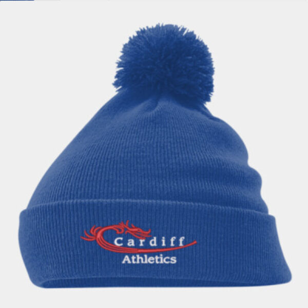 Cardiff Athletics Pom Pom Beanie Thumbnail