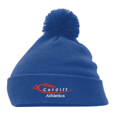 Cardiff Athletics Pom Pom Beanie Thumbnail
