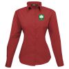 Women's poplin long sleeve blouse Thumbnail