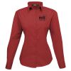 Women's poplin long sleeve blouse Thumbnail